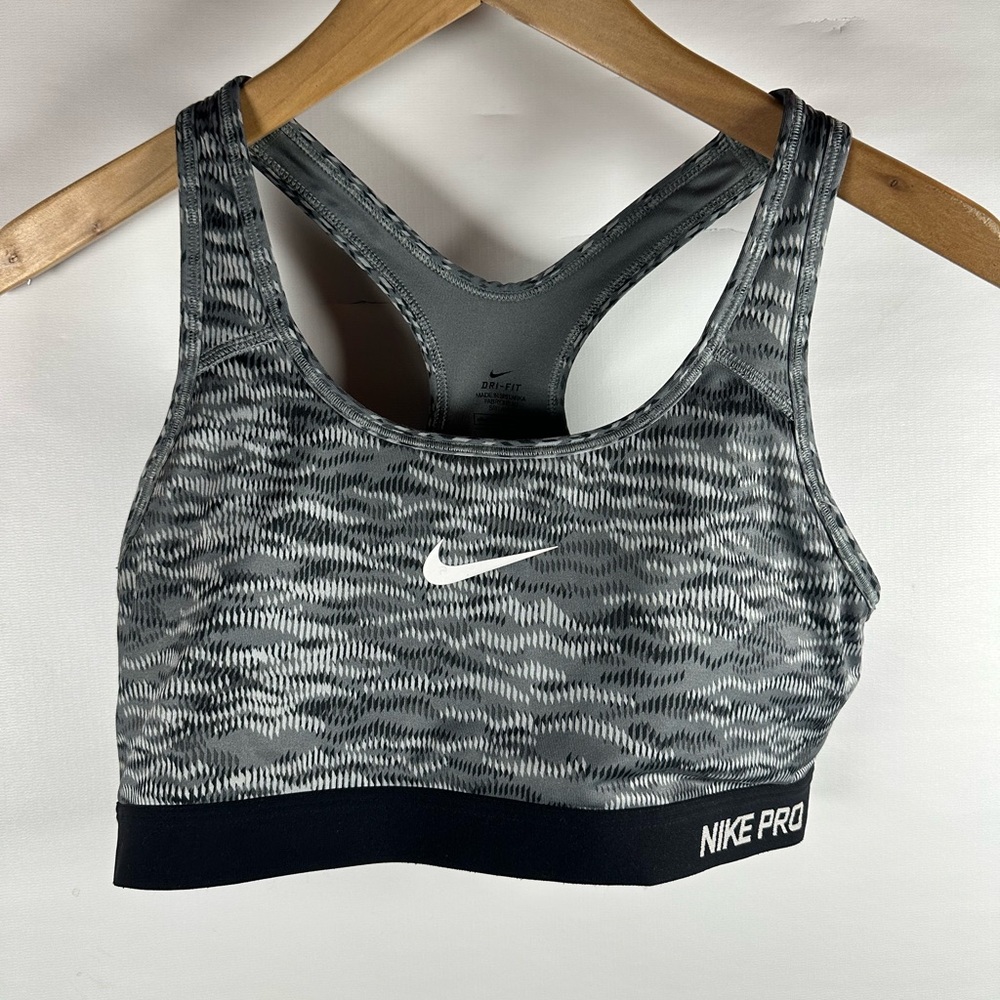 Nike Pro Gray Sports Bra
